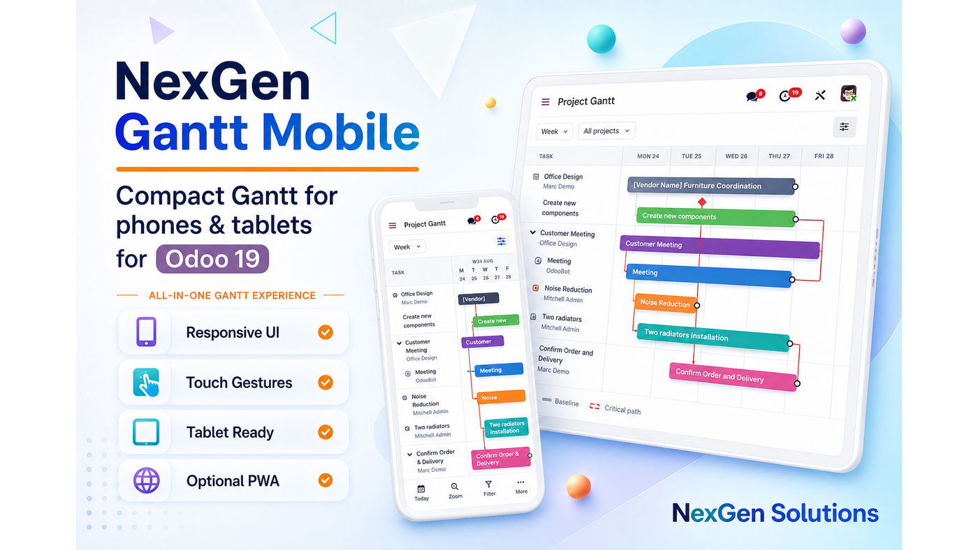 Gantt Mobile banner
