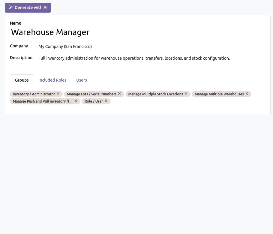 Groups, users & validity windows — this app