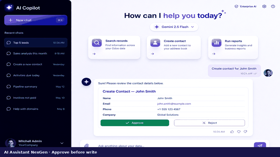 Safe approval workflow