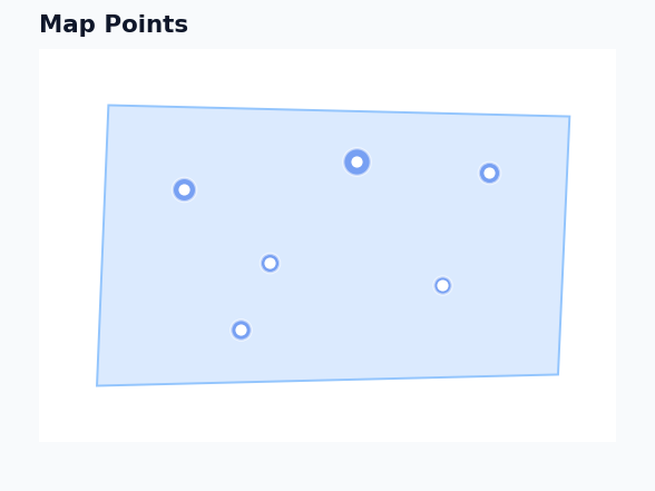 Dashboard - Map Points example