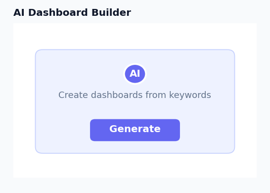 AI Dashboard Builder